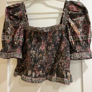 Sea Tess smocked top size XL